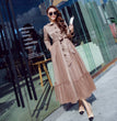 Art Retro Long Dress Minimalist Slim Fit Coat
