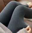 High Waist Stripes Leggings Winter Warm Thick High Stretch Imitation-cashmere Trousers Skinny Fitness Woman Pants