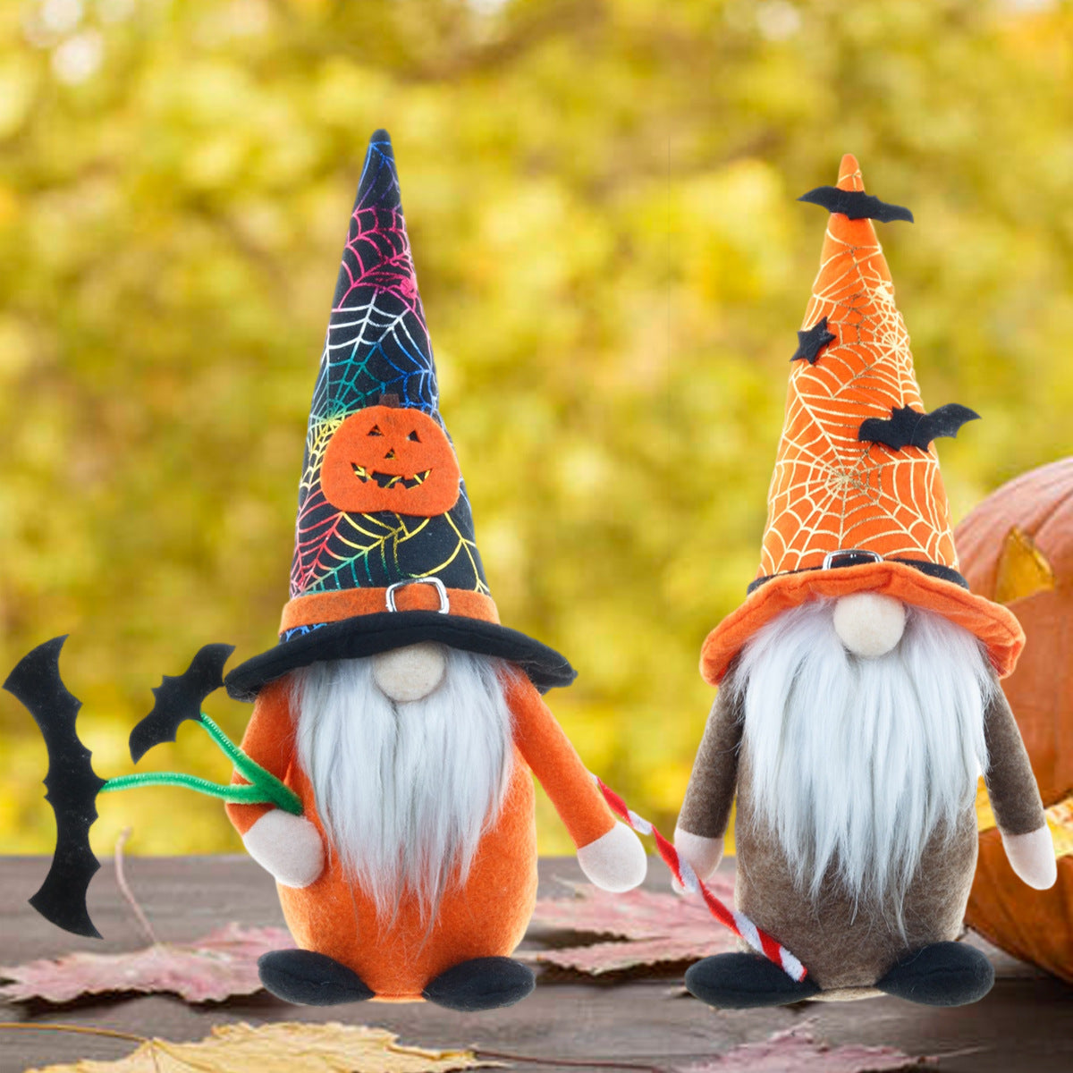Halloween Dwarf Doll Flannel Fabric