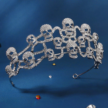 Queen's Halloween Crystal Skull Crown