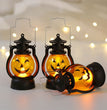 Halloween Oil Lamp Portable Pumpkin Lantern Skull Decoration