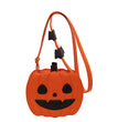2023 Halloween Bags Funny Pumpkin Cartoon Shoulder Crossbody Bag With Bat Personalized Creative Female Bag
