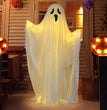 Halloween Props Luminous White Ghost Outdoor Decoration Ornaments