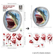 Theme Restaurant Halloween Series Midnight Return To The Soul Toilet Horror Toilet Sticker
