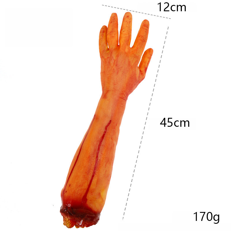 Halloween Horror Props Haunted House Chamber Broken Blood Hands And Feet Horror Bar Decoration Whole Toy Eye Beads Heart