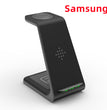 3 In 1 Fast Charging Station Wireless Charger Stand Wireless Quick Charge Dock For Phone Holder