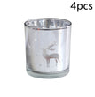 Personalized Christmas Decoration Glass Empty Cup Candle Holder Decoration Incense