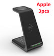 3 In 1 Fast Charging Station Wireless Charger Stand Wireless Quick Charge Dock For Phone Holder