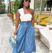 Personality Street Fashion Straight Wide Leg Pants