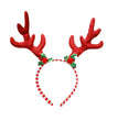 New Christmas Headband Cartoon Snowflake Antlers Decorative Hair Clip
