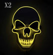 Skull LED Glowing Halloween Mask