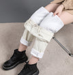 Women's Jeans Fleece-lined High Waist Spring And Autumn Clothing