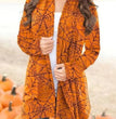 Halloween Theme Printed Coat Small Cardigan