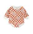 Baby Halloween Pumpkin Print Romper