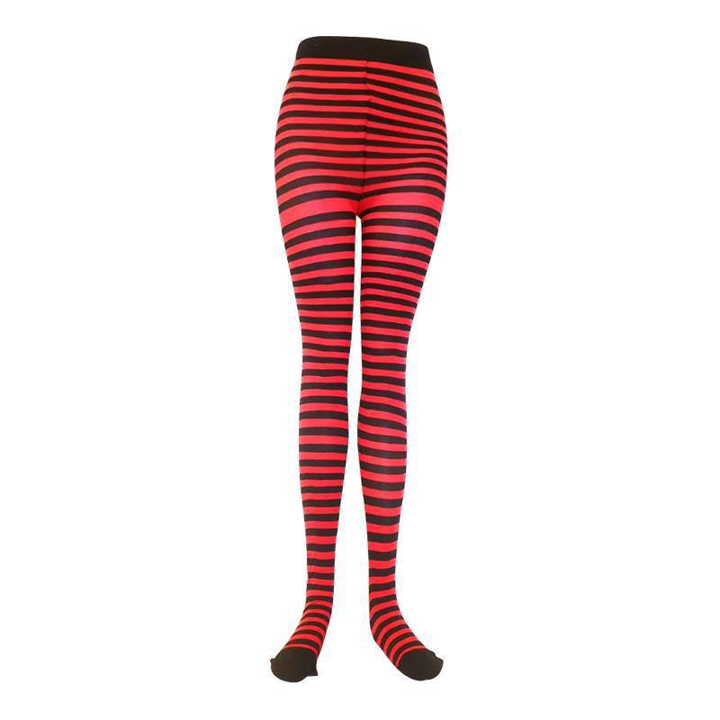 Rainbow Colorful Striped Stockings For Halloween Party