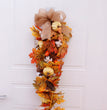 Halloween Thanksgiving Autumn Frost Leaf Pumpkin Simulation Garland Props Home Decor
