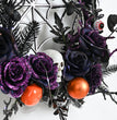 Halloween Decorations Spider Skull Vine Ring Artificial Flower Party Layout Props Pendant