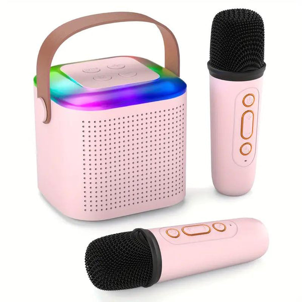 Portable Karaoke Machine with Wireless Mic