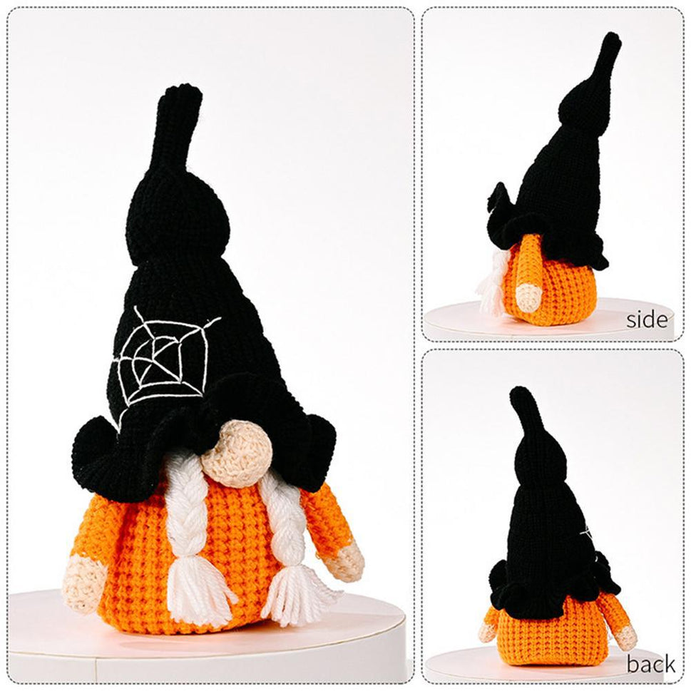 Halloween Holiday Decoration Knitted Rudolph Doll