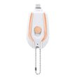 1500mAh Mini Power Emergency Pod Keychain Charger With Type-C Ultra-Compact Mini Battery Pack Fast Charging Backup Power Bank