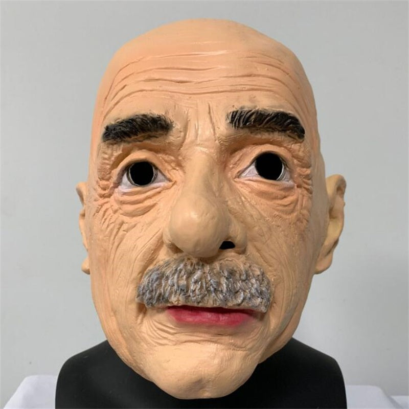 Halloween Masquerade Performance Elderly Latex Headgear