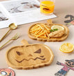 New Halloween Pumpkin Plate Ghost Tray