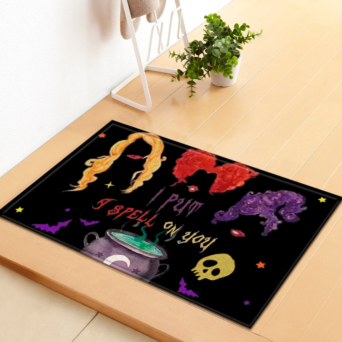 Halloween Alphabet Kitchen Bedroom Entry Mat