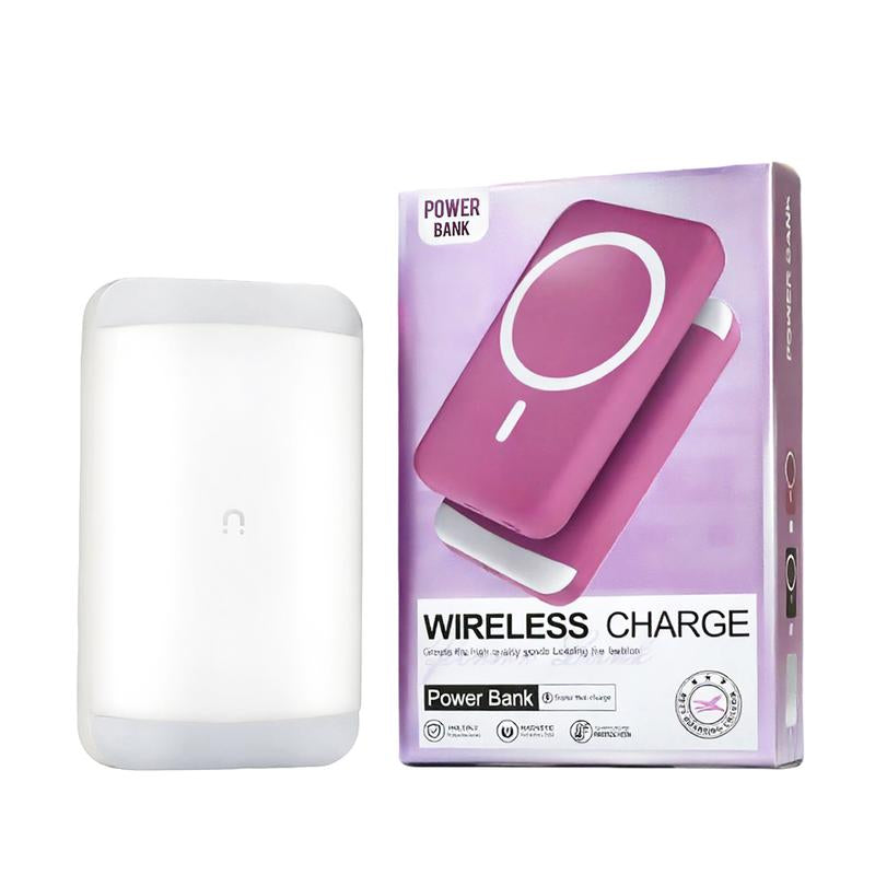 Sctselct Magnetic Wireless Power Bank, 8000Mah, Selfie Light