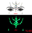 Halloween Ghost Face Crystal Diamond Sticker Diamond Luminous