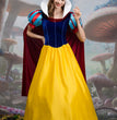 Rflong Dress Halloween Stage Costume Cape Plus Size