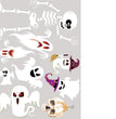Halloween Scene Decoration Window Glass Door Stickers