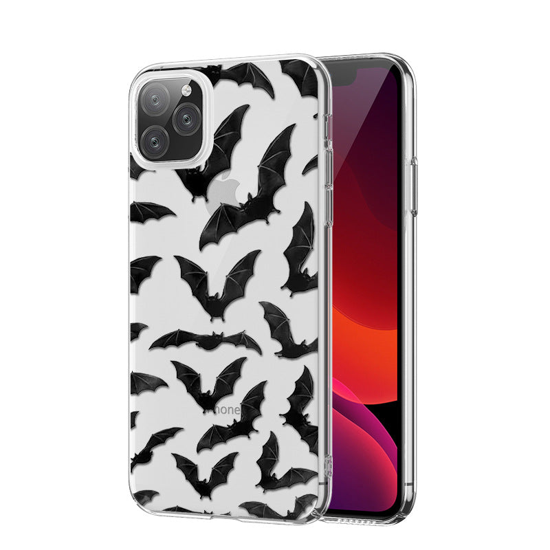 Halloween Series Transparent Silicone Protective Cover