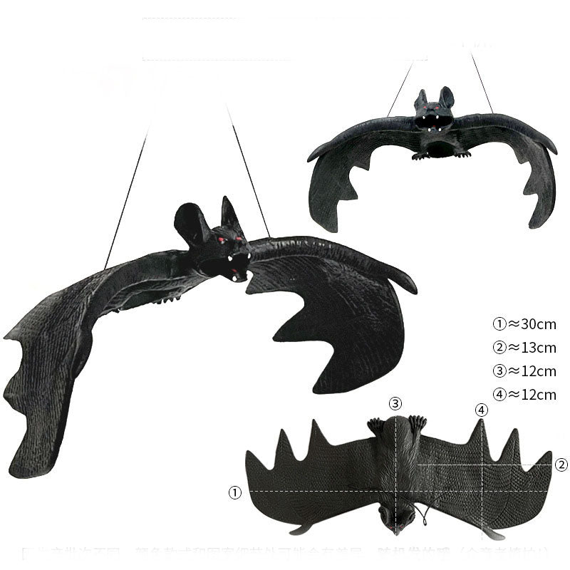 Creative Halloween Simulation Bat Animal Pendant