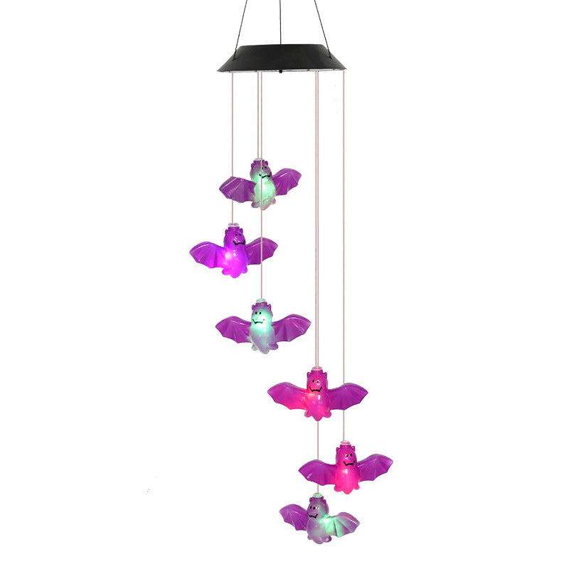 Halloween Decoration Led Solar Wind Chime Lamp