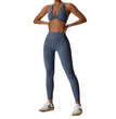 Printed Nude Feel Yoga Suit Floral Quick-drying Running Sports Workout Clothes