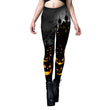 European And American Women's Halloween Dark Style Printed Leggings