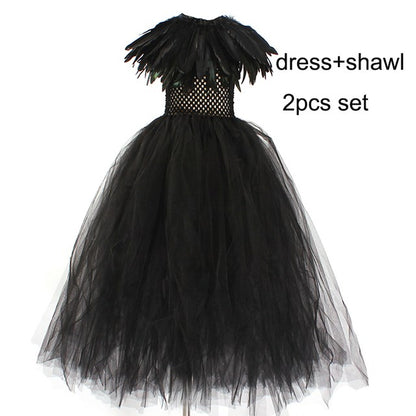 Girl Halloween Costume Witch Dress Dress