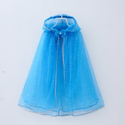Princess Cloak Halloween Children Witch Cloak