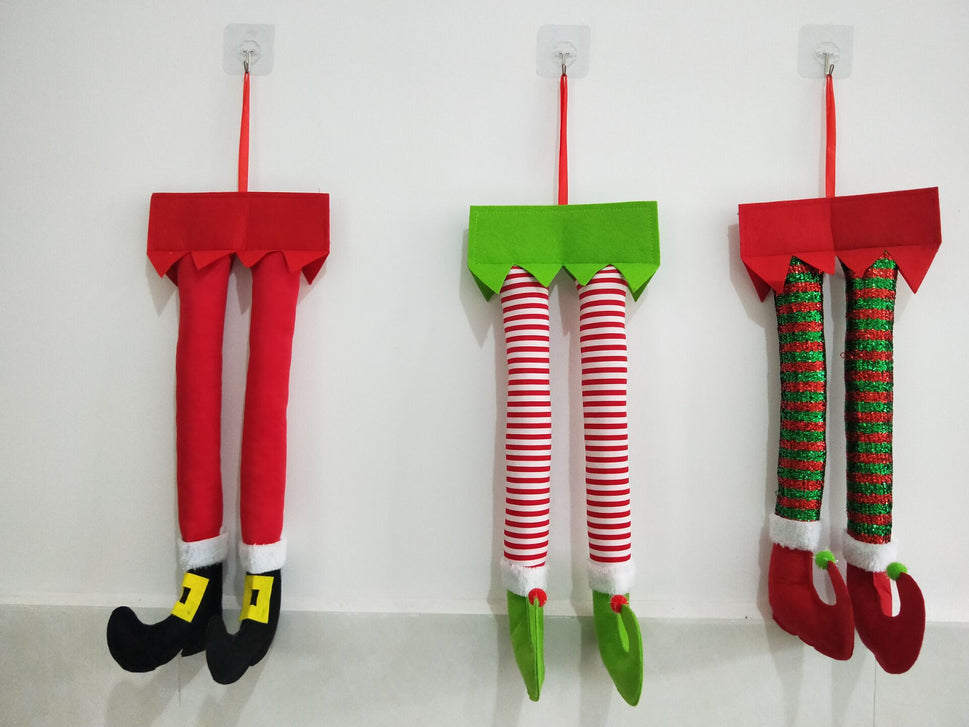 Christmas Elf Legs Santa Claus Legs Christmas Car Pendant