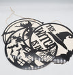 Halloween Wooden Witch Broom Acrylic Hang Decorations