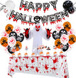 Halloween Balloon Set Blood Color Banner Ghost Package Ghost Festival Party Decoration