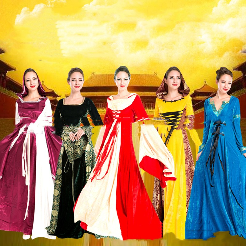 Halloween COS Ball Queen Dress Evening Gown