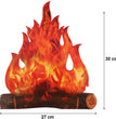 Bonfire Decoration Scene Props Halloween Flame Ornament