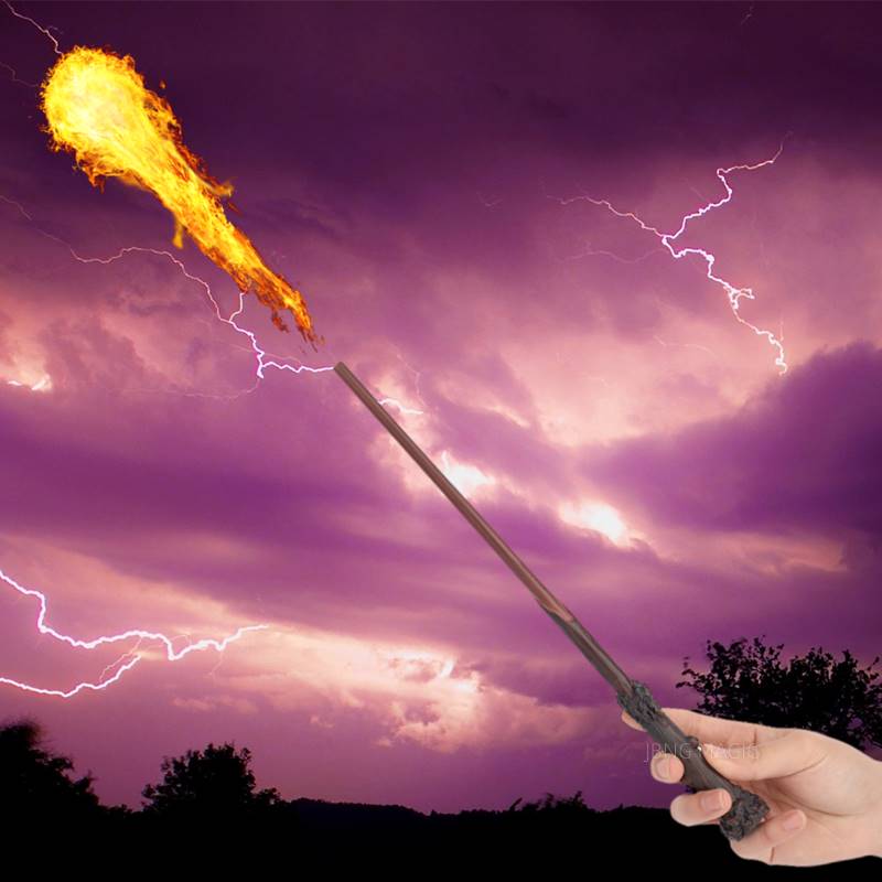 Halloween Magic Wand Elderberry Glowing Spell Toy