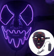 Halloween Pumpkin Head Scream Shining Mask