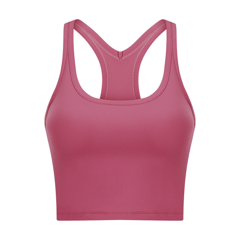 Yoga Vest With Chest Pad For Women