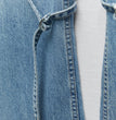 Women's Fashion Loose Strap Accessories Mid Waist Cargo Jeans