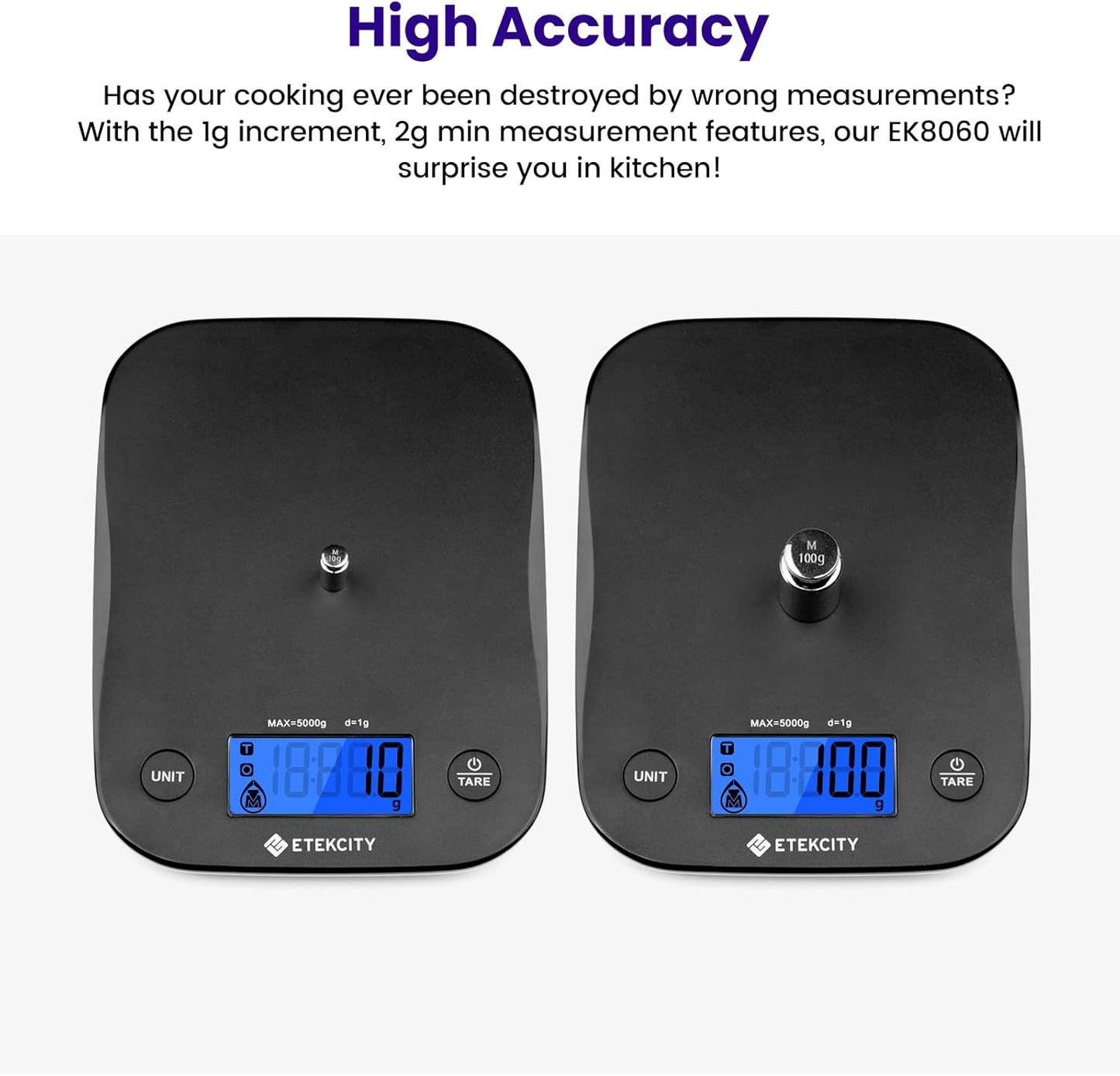 Food Kitchen Scale, Digital Mechanical Weighing Scale, Grams and Oz for Weight Loss,Cooking, and Baking, Black