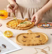 New Halloween Pumpkin Plate Ghost Tray