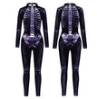 Halloween Funny Skeleton 3d Printed Stage Costume Jumpsuit